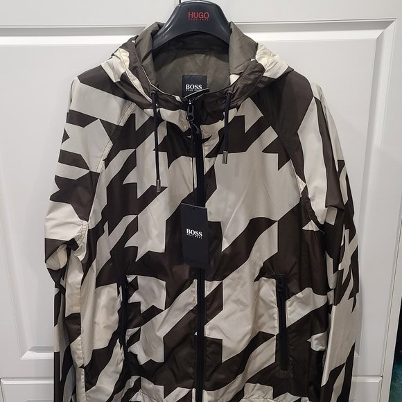 BOSS Logo Windbreaker Jacket - Picture 1 of 11